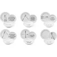 Excelsa Set de vaisselle 18 pièces Galateo Porcelaine Blanc