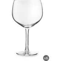 Excelsa Set De 6 Verres à Gin Verre 65 Cl Transparent