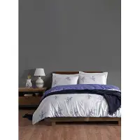 L'essentiel Maison , Meltem- TRK0229, Blanc,Bleu, Couettes, 100 % coton renforcé