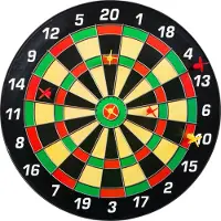 Karella Cible de fléchettes magnétique, y compris 2 jeux de fléchettes, 45 cm, neuf