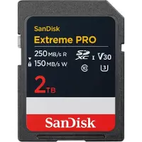 SanDisk Extreme Pro 2 Tb Sd Card Clair