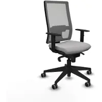 Piqueras Y Crespo Chaise de bureau Horna 1D066G0 Gris clair