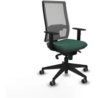 Piqueras Y Crespo Chaise de Bureau Horna Piqueras et Crespo Verte 1D066G0