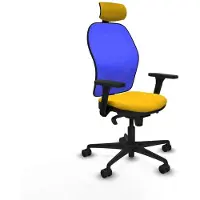 Piqueras Y Crespo Bürostuhl Jorquera Piqueras et Crespo 3D036N2 Gelb