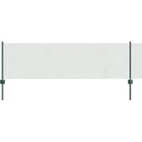 vidaXL Clôture hexagonale avec poteaux, 50 x 0,6 m, acier revêtu de PVC