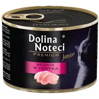 Dolina Noteci Premium Junior Aliment riche en dinde pour chatons 12x185 g