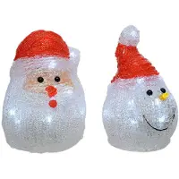 Lumineo Père Noël Led Décoration Led Intérieure à Piles -