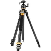 Fotopro Origin + O 7H Carbon Tripod 20th Anniversary Edition Black / Gold (Carbone), Trépied, Or, Noir