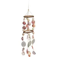 Relaxdays Carillons éoliens coquillages