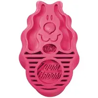 Kong Zoom Groom pour chiens, 11 x 6.5 cm, rose, poils courts+longs (Chien)