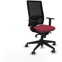 Piqueras Y Crespo Bürostuhl 1D066G0 Granatrot
