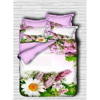 L'essentiel Maison , Adal- PRL1241, Violet, Couette, dessus de lit et taie d'oreiller : 100 % micro-satin de polyester