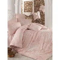 L'essentiel Maison , Adal- PRL2214, Rose, Couettes, 100 % coton renforcé
