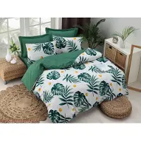 L'essentiel Maison , Monstera- ELF2936, Vert, Couettes, 65 % coton / 35 % polyester