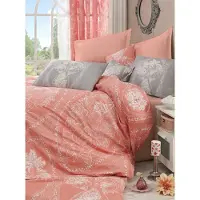 L'essentiel Maison , Adal- PRL3843, Orange, Couettes, 100 % coton renforcé