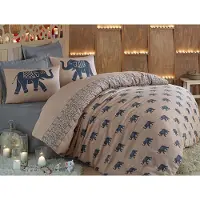 L'essentiel Maison , Begonvilla- EPJ6851, Bleu, couettes, 65% coton / 35% polyester