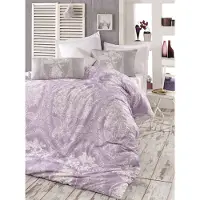 L'essentiel Maison , Adal- PRL6843, Violet, Couettes, 100 % coton renforcé
