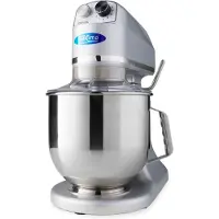Maxima - Mélangeur planétaire Gastro - 7 l - Jusqu'à 2 kg de pâte - Argenté