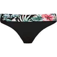 LASCANA Bas de bikini mélange de couleurs / noir