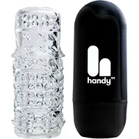 The Handy - masturbateur TrueGrip Gen 2 - manchon réaliste - transparent