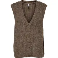 ONLY Gilet ONLJANE SL femmes - Marron - EU M