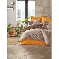 L'essentiel Maison , Folk- CTN2679, vison, couettes, 100% coton ranforce