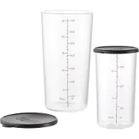 Unold Becherset Glas zu Zauberstab 700 und 400ml 301691 4011689715006