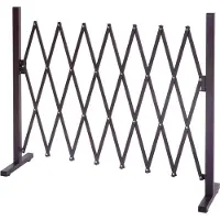 Mendler Grillage Randers, Tuteur Pour Plantes, Grille Animaux Télescopique, Aluminium Marron 31-261cm