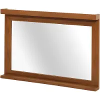 Mendler Miroir mural en teck HWC-M87, miroir de salle de bain/d'entrée, cadre en bois, teck de qualité B-Grade (bois de cœur, 20-30 ans), 70x100cm