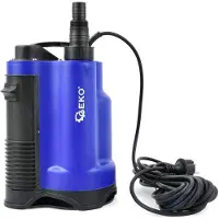 GEKO Pompa plastik do brudnej wody 750W z wbudowanym pływakiem (4) (Pompe pour eaux chargées)