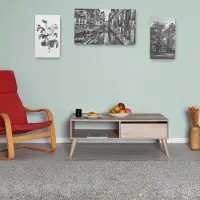 Skye Decor , Shp-655-Tt-1, table basse, noyer clair, 100 % PANNEAUX DE PARTICULES MÉLAMINÉS, 110 x 65 x 42 cm