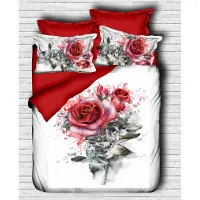 L'essentiel Maison , 167, ensemble housse de couette double, 100 % POLYESTER-MICROSATIN, blanc, 200 x 220 cm