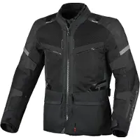 Sonstiges Veste de moto imperméable Macna Captane en tissu, noire, taille S