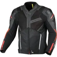 Macna Galvic Blouson de moto perforé en cuir/textile