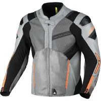 Macna Galvic Blouson de moto perforé en cuir/textile