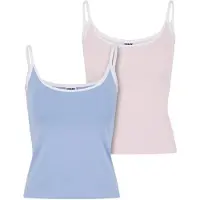 Urban Classics Haut bleu / rose clair / blanc