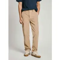 Pepe Jeans pour homme. PM211758 Pantalon chino slim en velours côtelé beige (40), Casuel, Coton