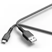 URage Câble USB, uFlex, fiche USB-A - fiche USB-C, maille, 2,20 m, noir