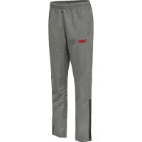 Hummel Pantalon de sport 'Pro Grid' anthracite / gris fumé / rouge