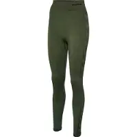 Hummel Cleaa Mid Waist Seamless Leggings Vert XS Femme