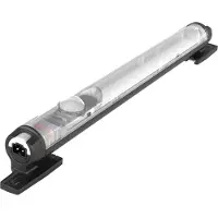 NVent lampe led compacte 550lm capteur 57265, Armoire serveur : accessoires, Noir, Argent