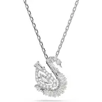 Swarovski Chaîne 'Swan' argent / transparent