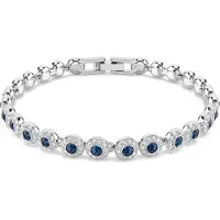 Swarovski Bracelet 'Una' bleu / argent