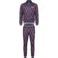 Lonsdale Redford Slim Fit Tracksuit Rouge S Homme