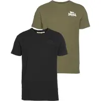 Lonsdale Blairmore Short Sleeve T-shirt Vert,Noir L Homme