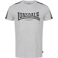 Lonsdale Vementry Short Sleeve T-shirt Gris L Homme