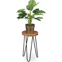 Relaxdays Tabouret à fleurs