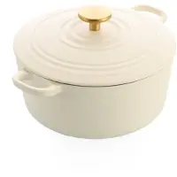 BK Cocotte BK Bourgogne Stoofpot Cream White 24 cm