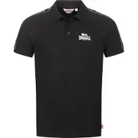 Lonsdale Polo hommes coupe régulière SETTER Noir/Blanc L