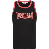 Lonsdale T-Shirt 'Knockan' rouge / noir